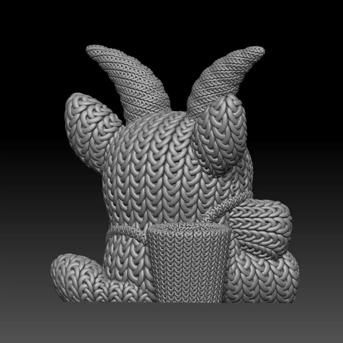 Knitted Krampus