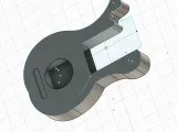Remote Holder with an acoustic guitar motif-1