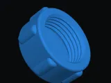 крышка советской алюминиевой канистры-0
