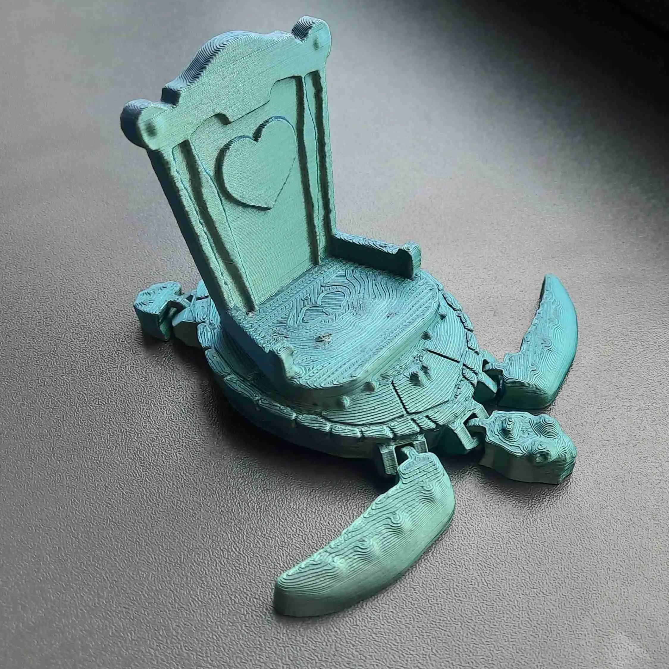 Articulated turtle PHONE holder