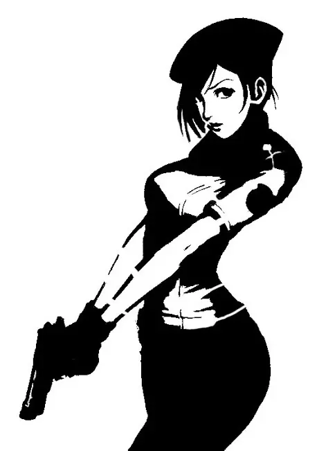 Jill Valentine stencil