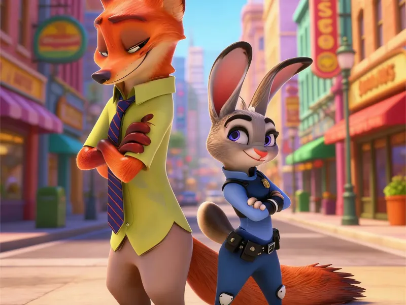 Zootopia - Combination Figurine 1-Nick Wilde-Cute Model
