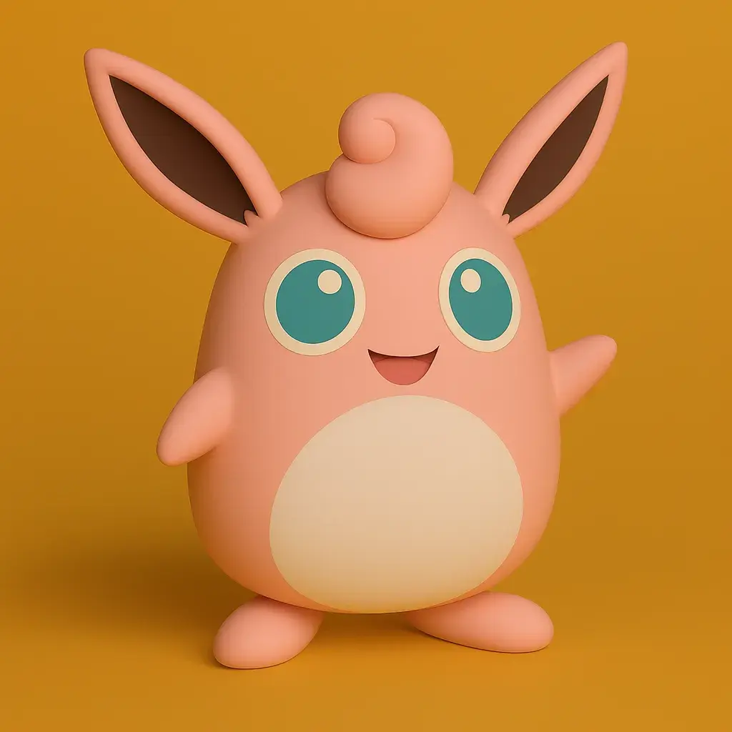 Pokemon battle style - Wigglytuff #040