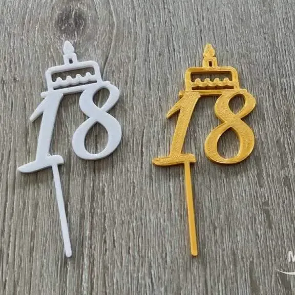 Cake topper 18 years old