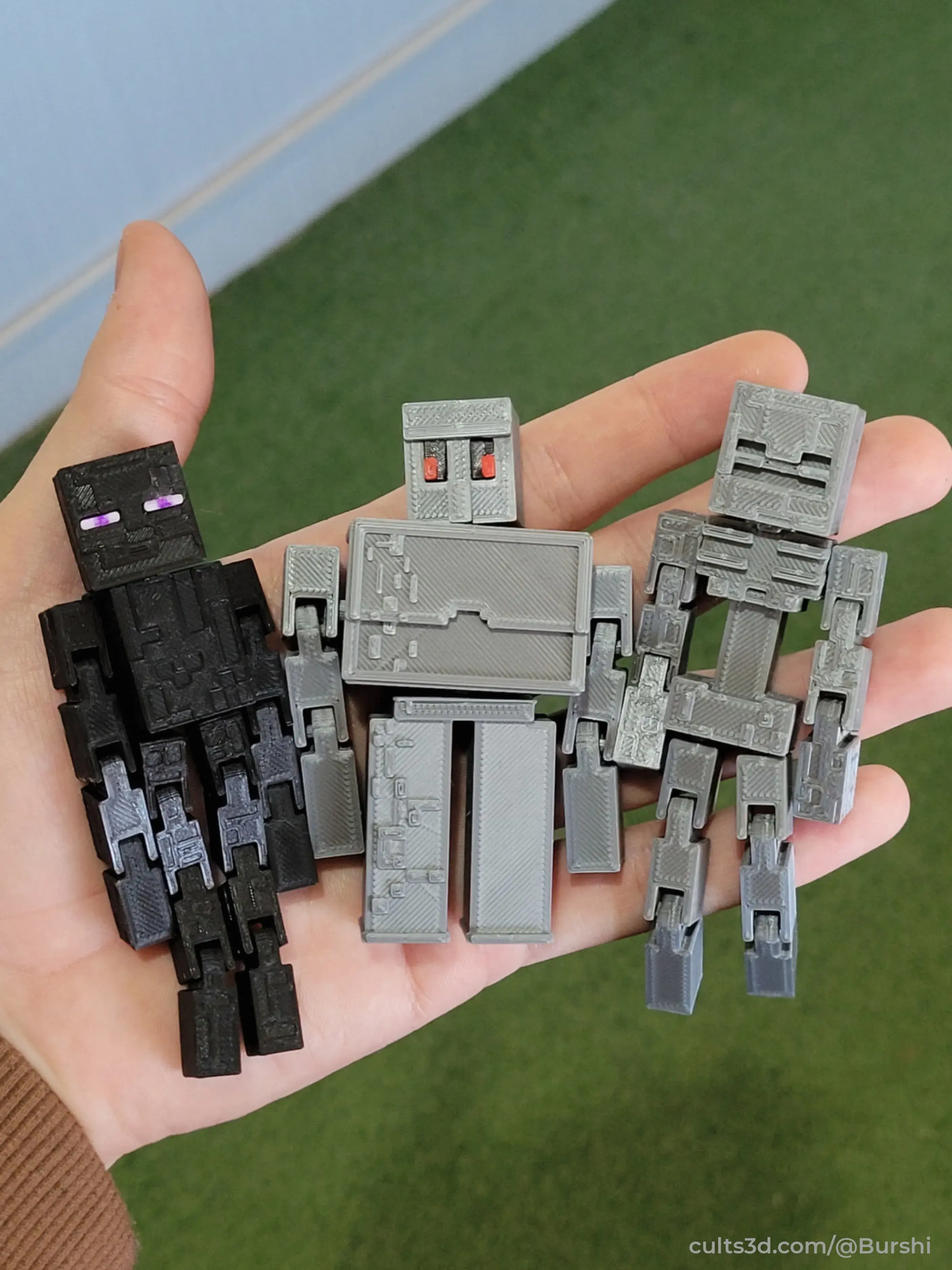 MINECRAFT ESQUELETO/SKELETON FLEXI PRINT IN PLACE