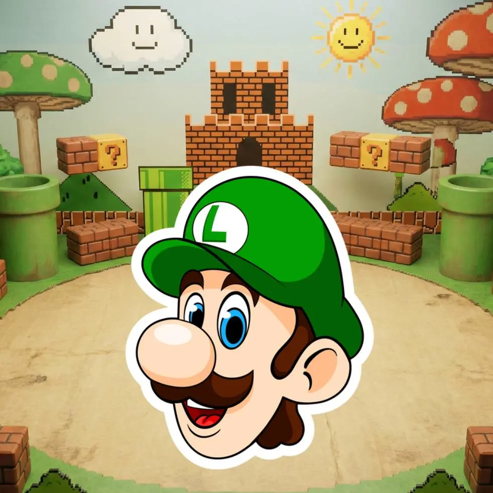 Mario Bros 3D Figures – Luigi