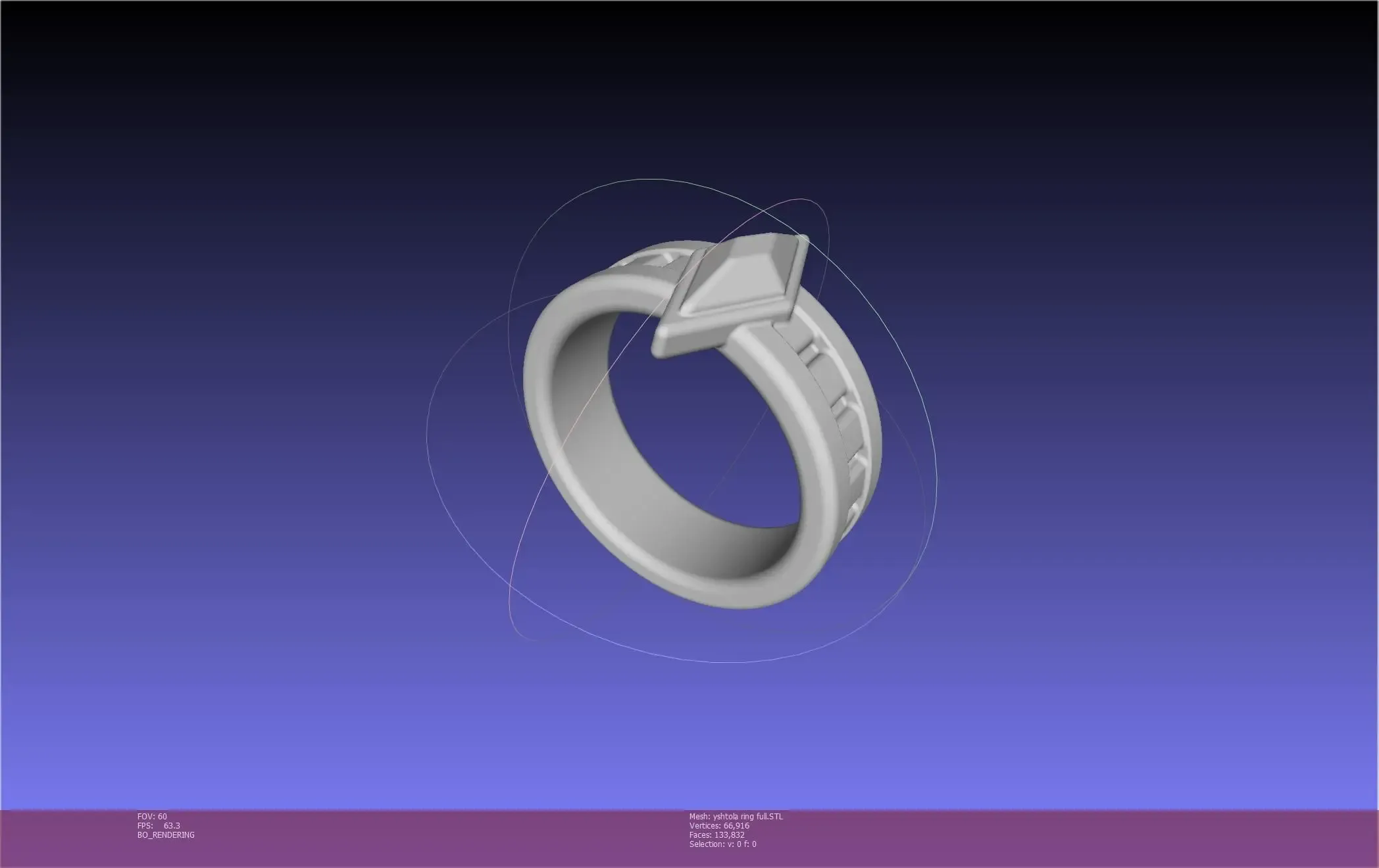 Final Fantasy XIV Yshtola Ring Printable Model