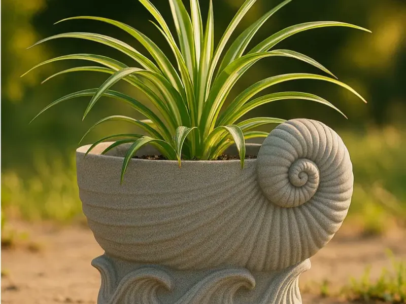 Maceta Caracola Olas