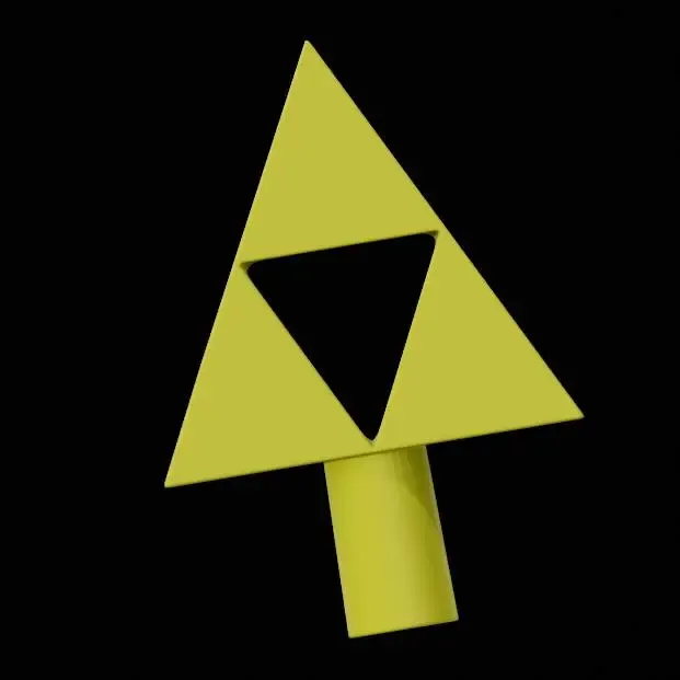 Triforce Tree Topper | Zelda Christmas Tree Star | Funforma
