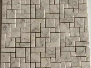 Worn Herringbone Stonework