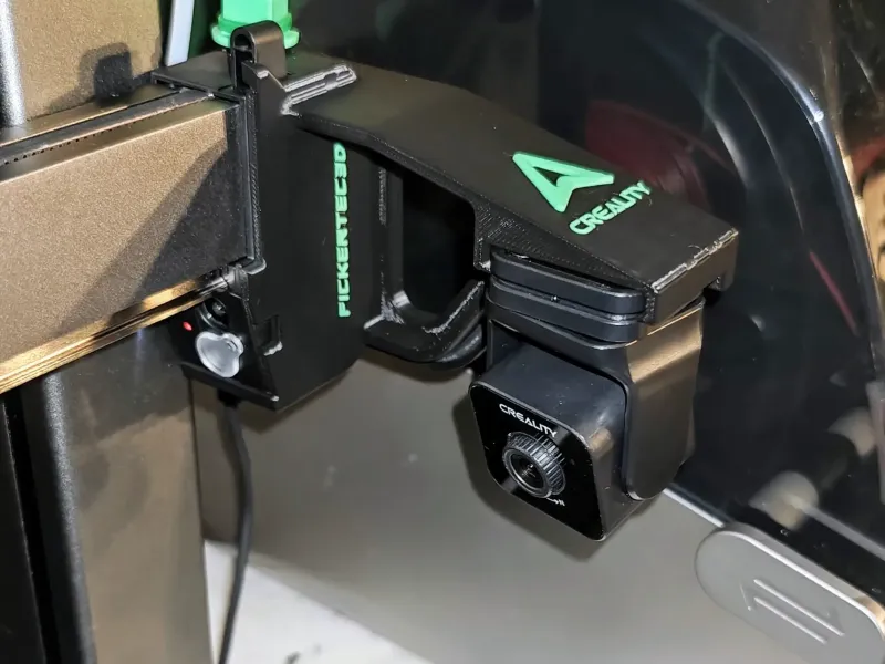 Creality Hi Nebula Camera Mount (Nozzle Visible)