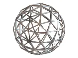 Wireframe Shape Pentakis Snub Dodecahedron-2
