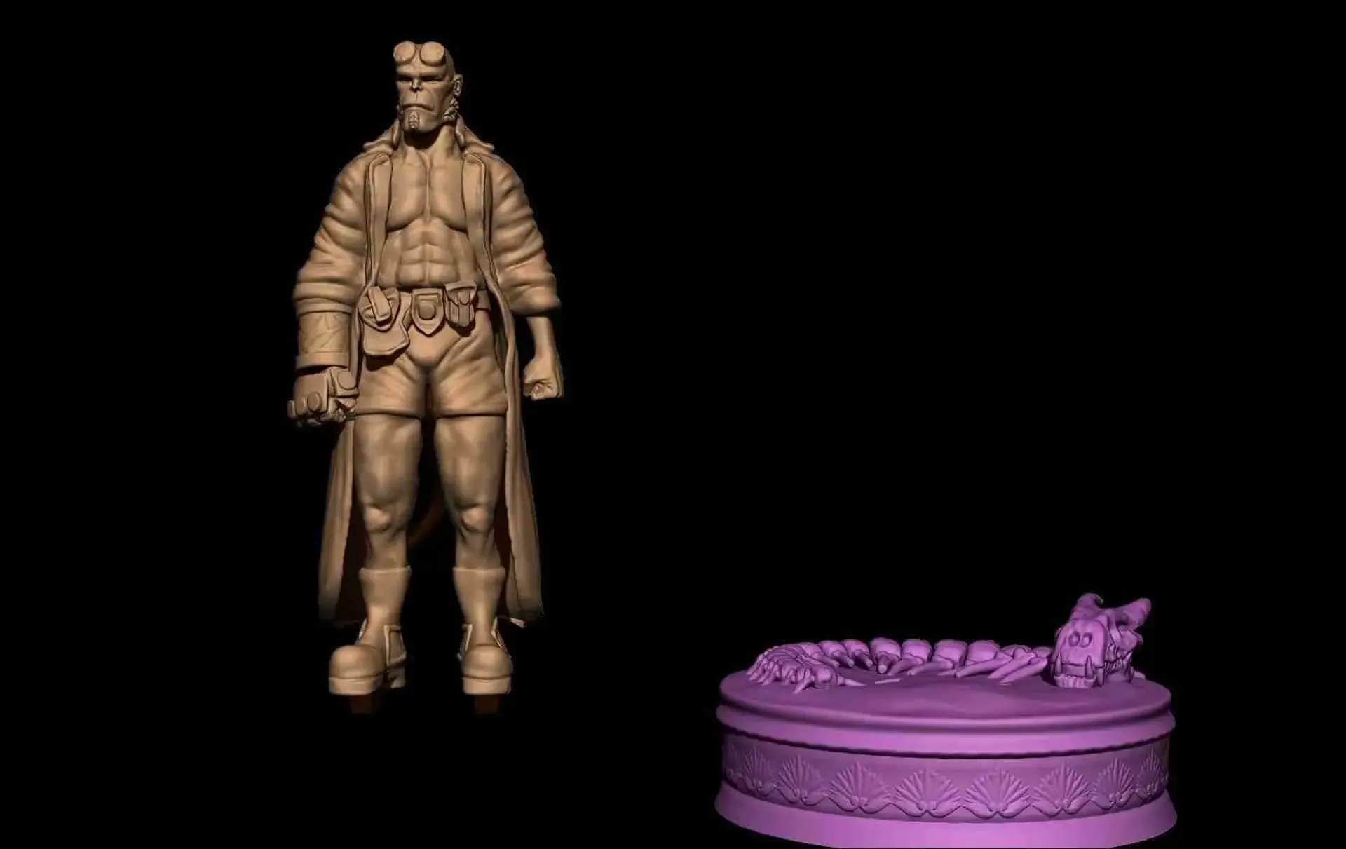 Hellboy Miniature 3D print model