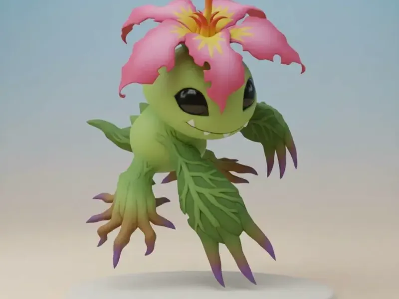 Palmon Digimon Creature Model
