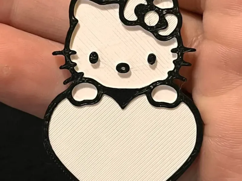 Portachiavi Hello Kitty Cuore