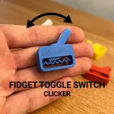 Fidget Toggle Switch Clicker - Print in Place