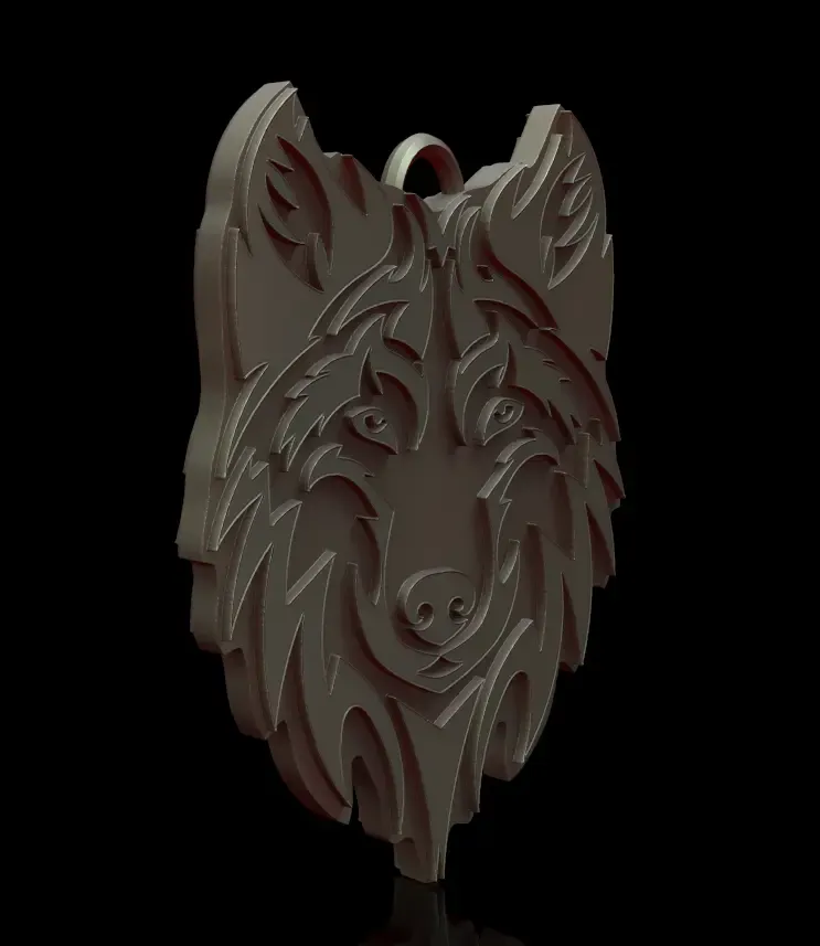 Wolf pendant