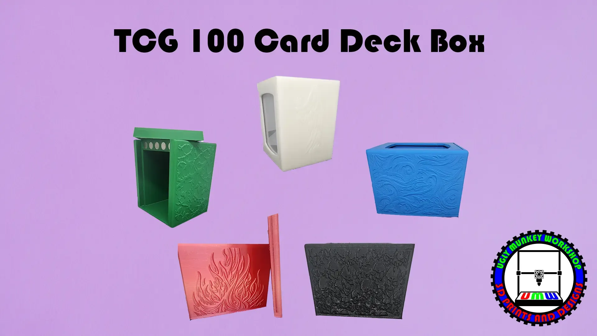 TCG Deck Box - 100 Card Commander - 60 Card Standard