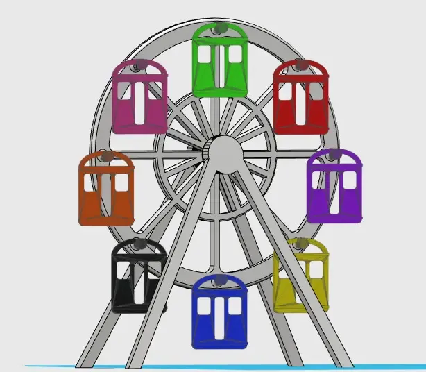 Ferris Wheel Picture Frame