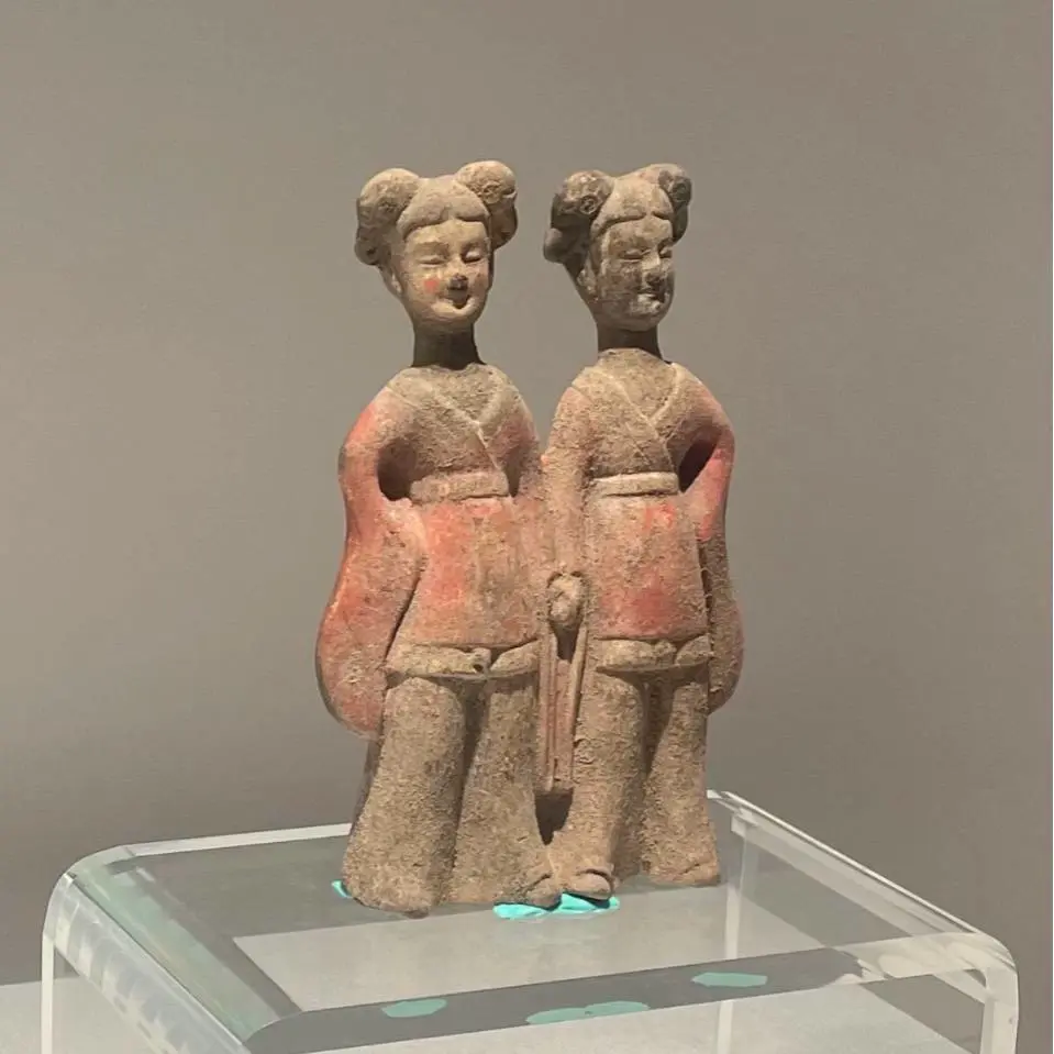 gratuită de Sculptures & Artworks STL Descărcare - 北魏彩绘陶牵手