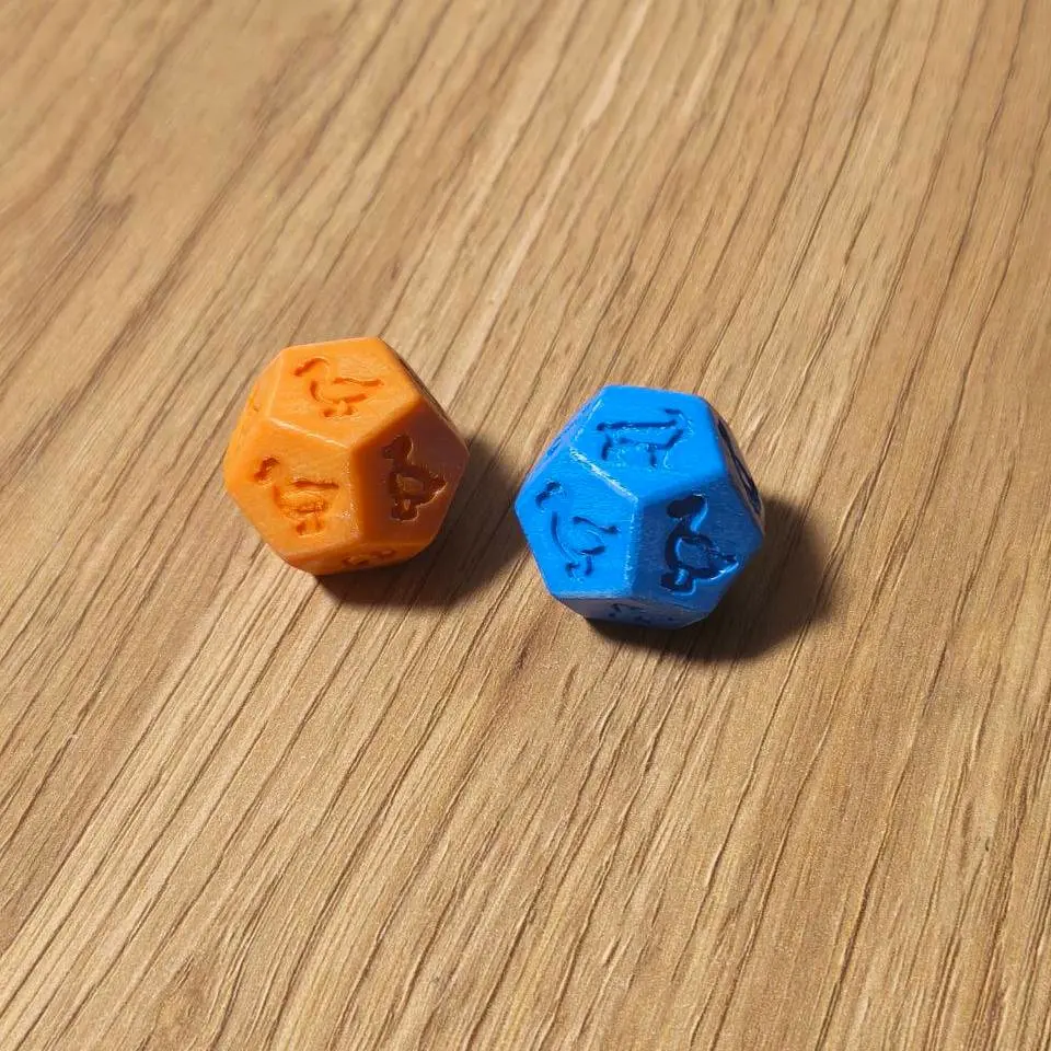 Cubes for the board game funny farm