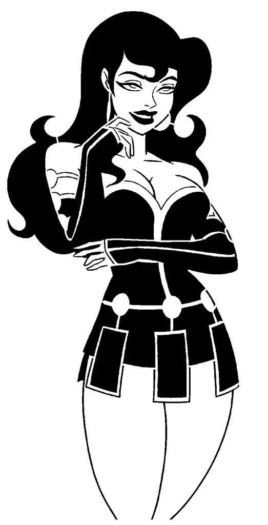 DCAU Circe stencil