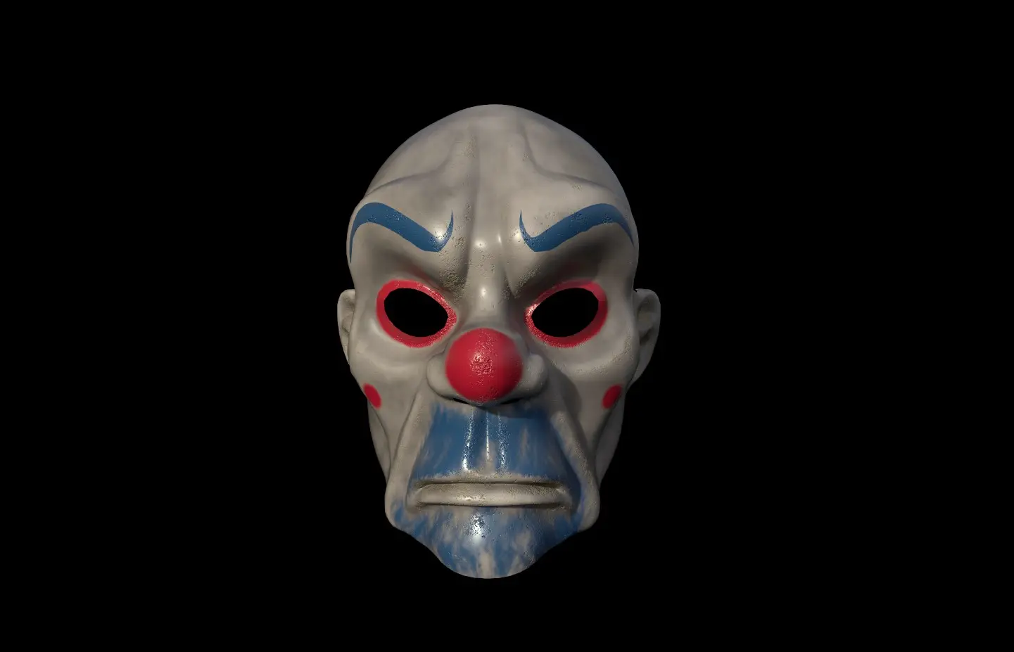 Joker Clown Mask 3d digital download
