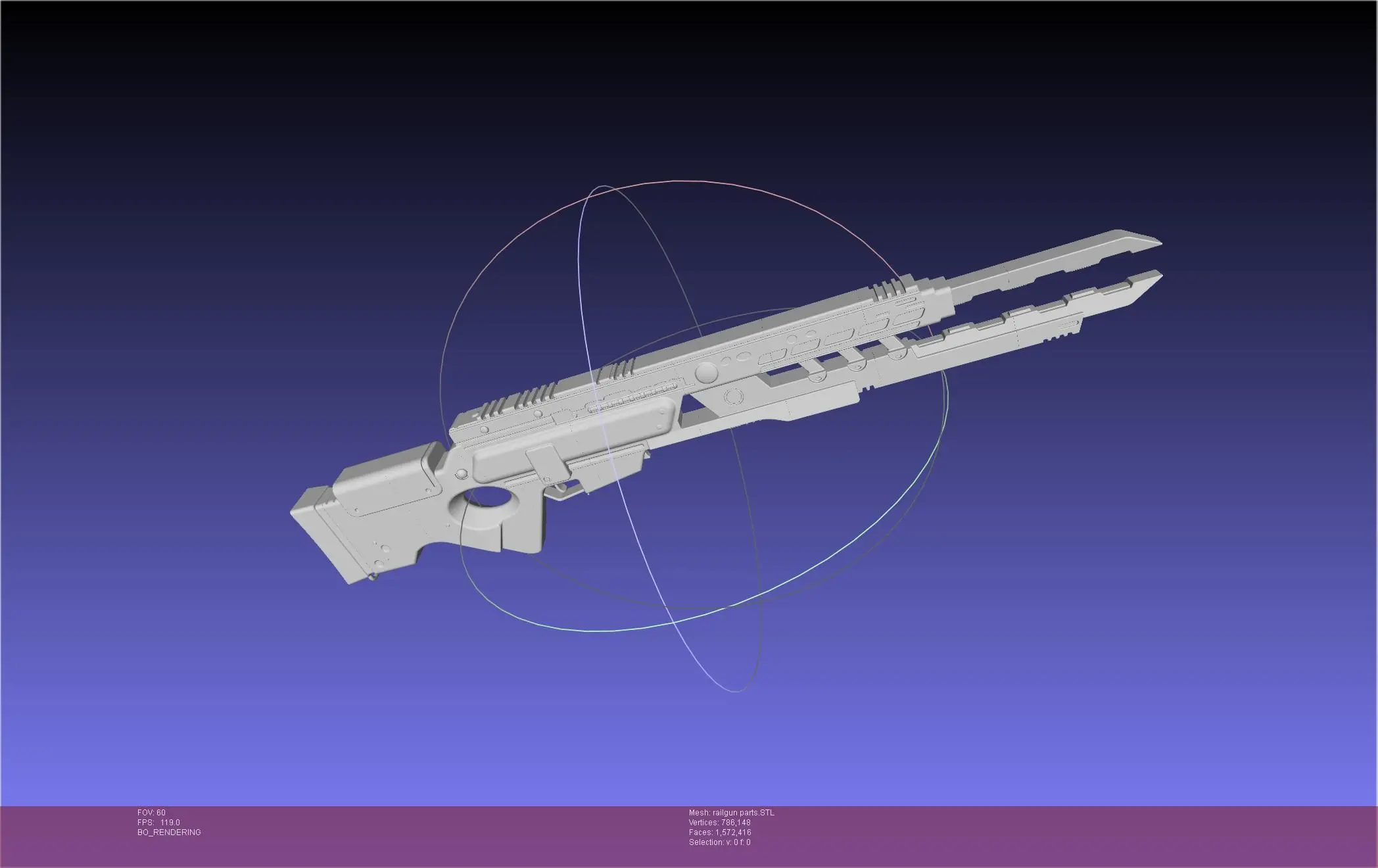 Murder Drones Uzi Railgun | 3D models download | Creality Cloud