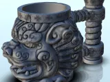 Asian dragon dice mug (3) - beer can holder-0