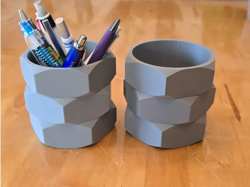 pot à crayon style ecrou