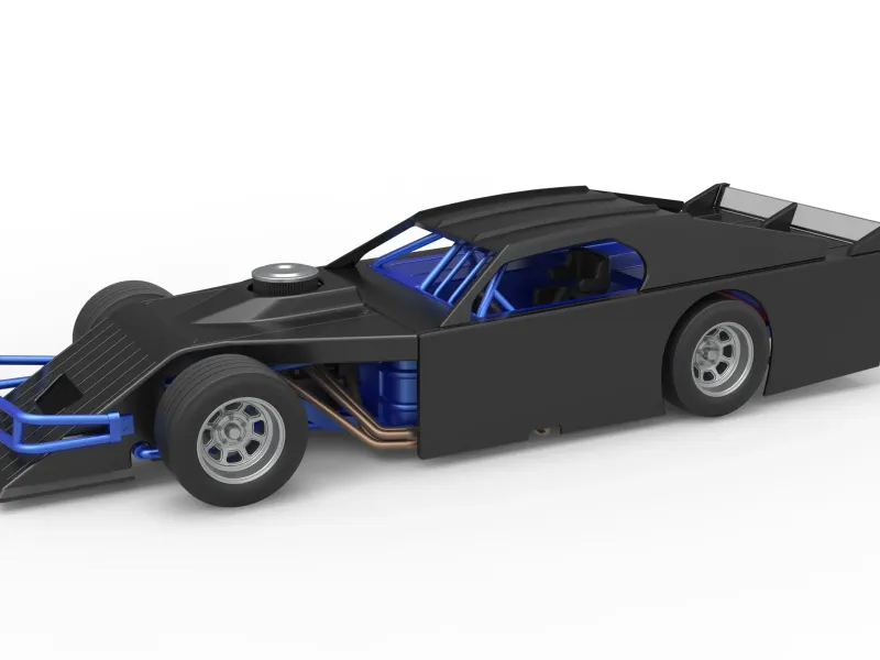 Carro de stock modificado para asfalto Versão 3 Escala 1:25