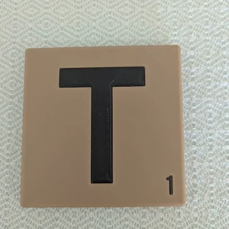 Letter T Scrabble Tile