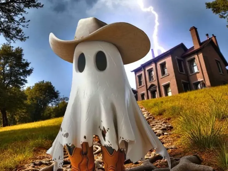 Little Ghost - Cowboy - Halloween Decoration
