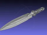 Metal Gear Rising Heat Blade Throwing Knife-3