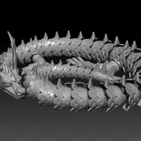Articulated Oriental Dragon