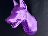 Dog Dobermann wall mounted decoration key holder organizer-2