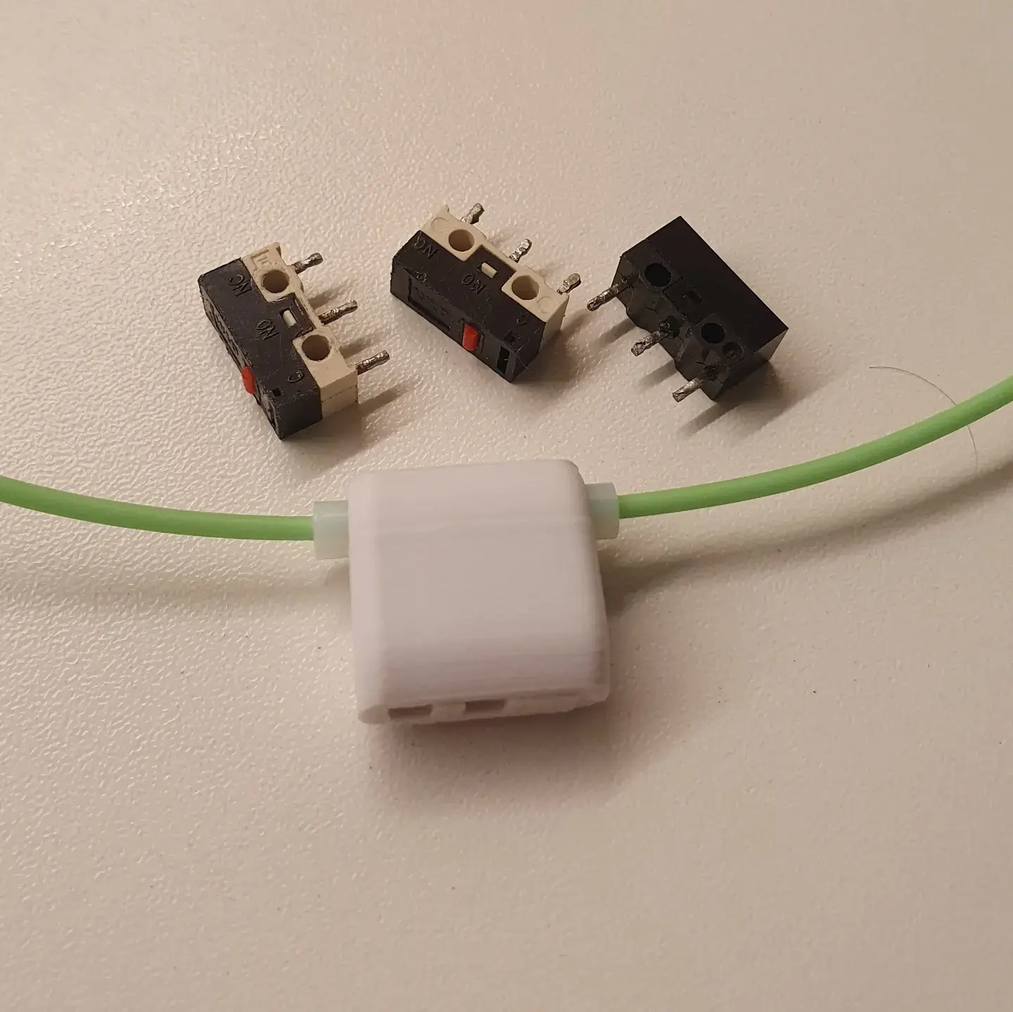 Sensor de agotamiento del filamento Super Tiny Microswitch
