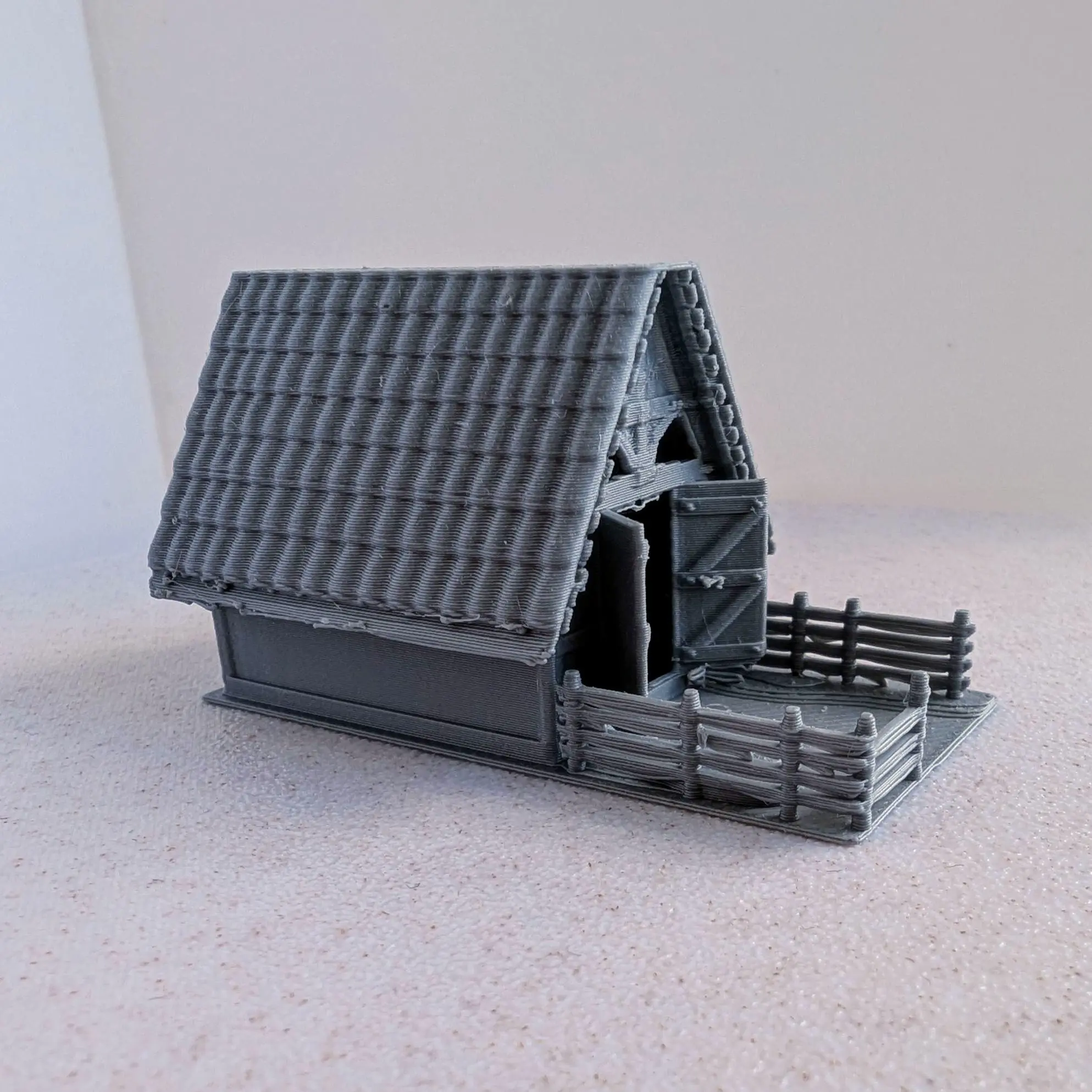 Medieval Stable miniature