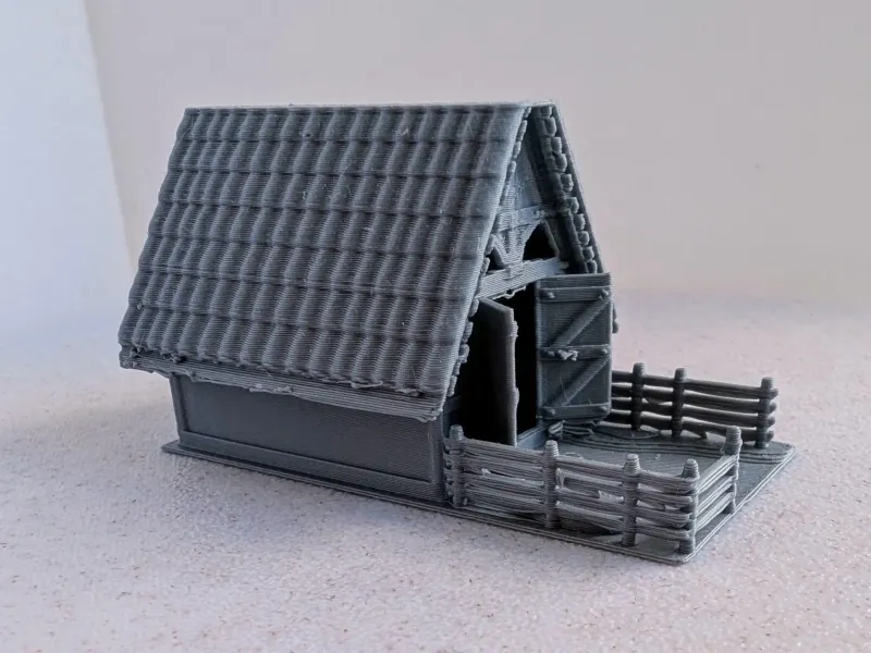 Medieval Stable miniature