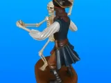 3390  Tango of Life and Death  3D-Printed Minimalist Statue-0