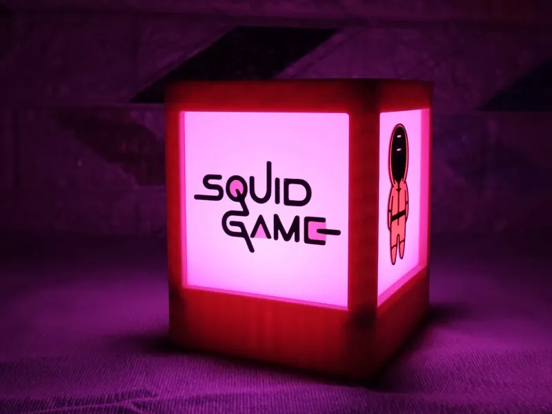 Veilleuse RGBW Squid Game
