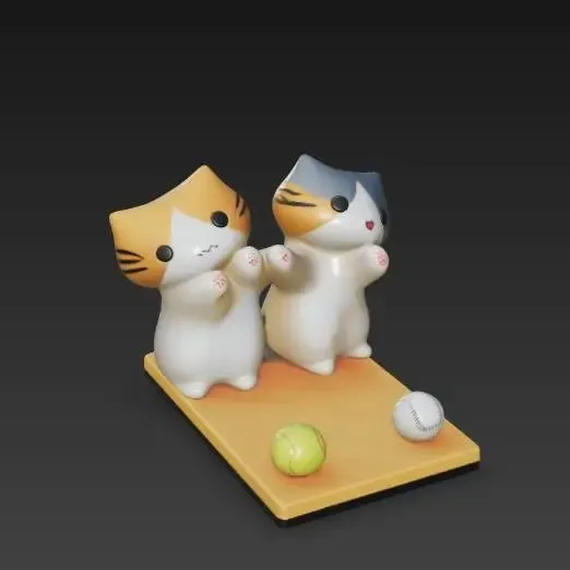 Soporte  para celular de gatitos
