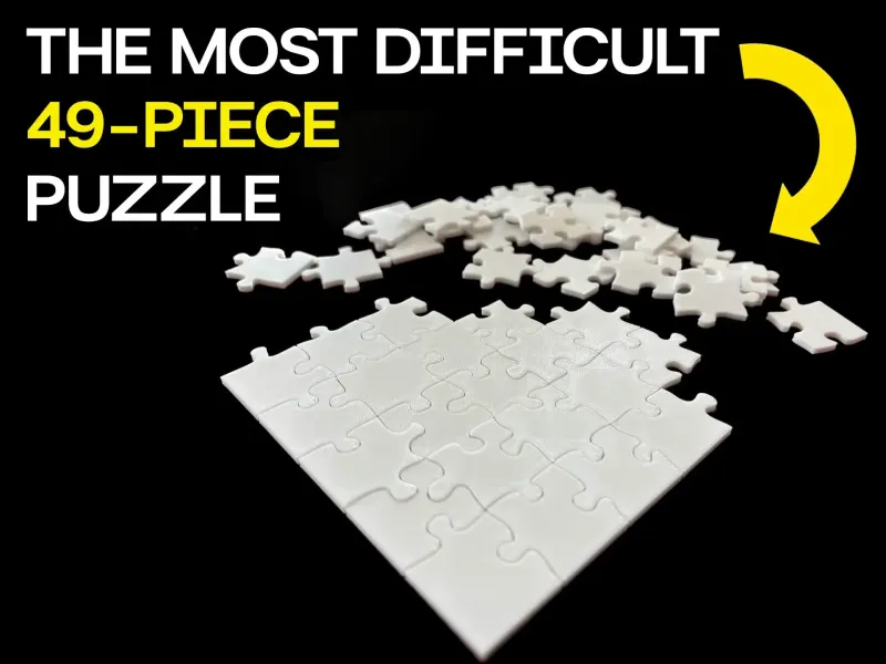 Il puzzle da 49 pezzi più difficile