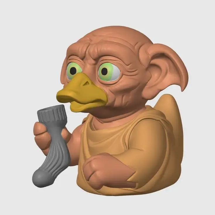 Rubber Duck - Dobby the house elf - 3D print