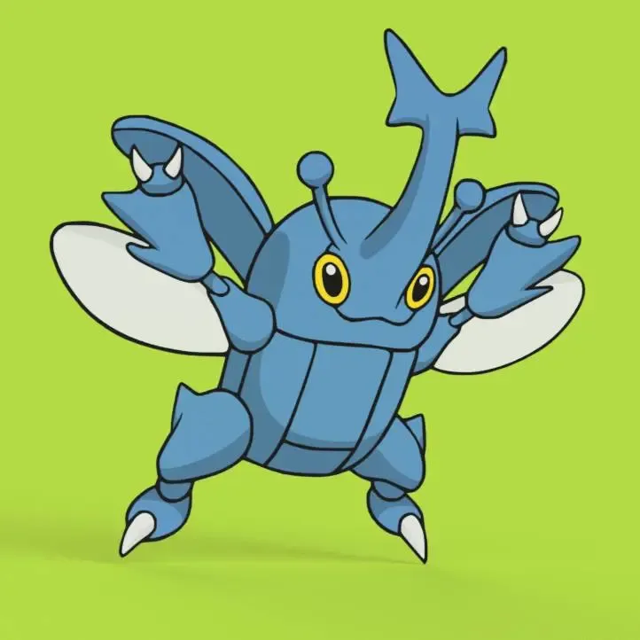 Heracross Wall Art