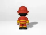 Cute Firefighter Boy-4