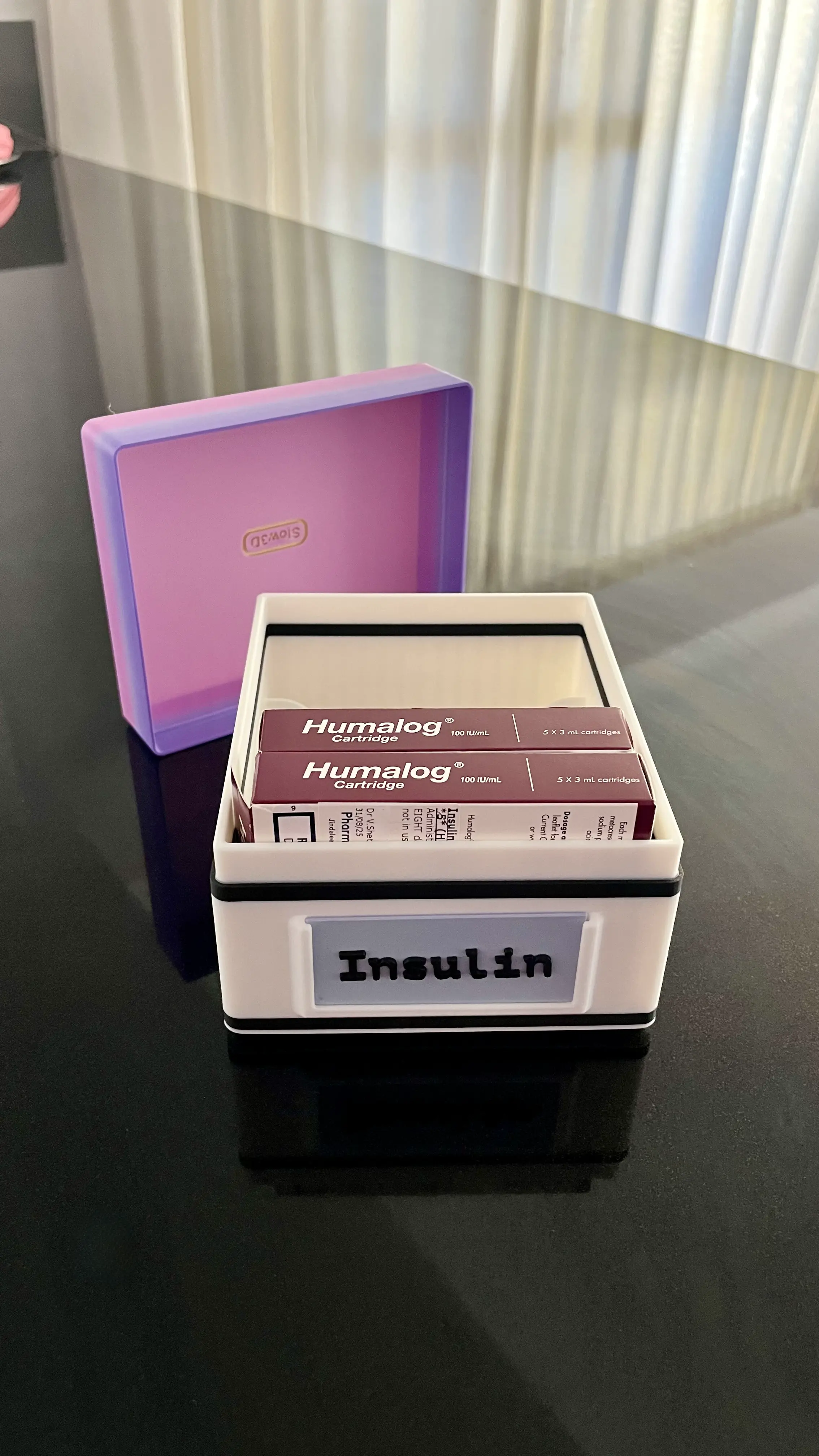 Insulin Cartridge Box (5x3ml) Storage Case