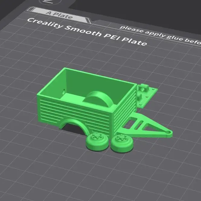 1/64 Trailer for Your RC Car -- Print with NO Supports!