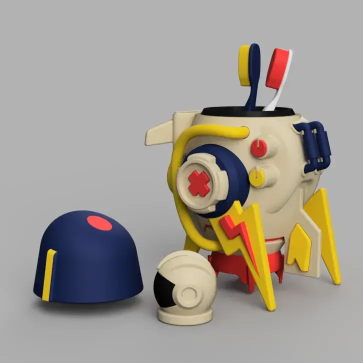 Capsule Astronaut - Kids Toothbrush Holder