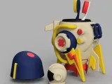 Capsule Astronaut - Kids Toothbrush Holder-1